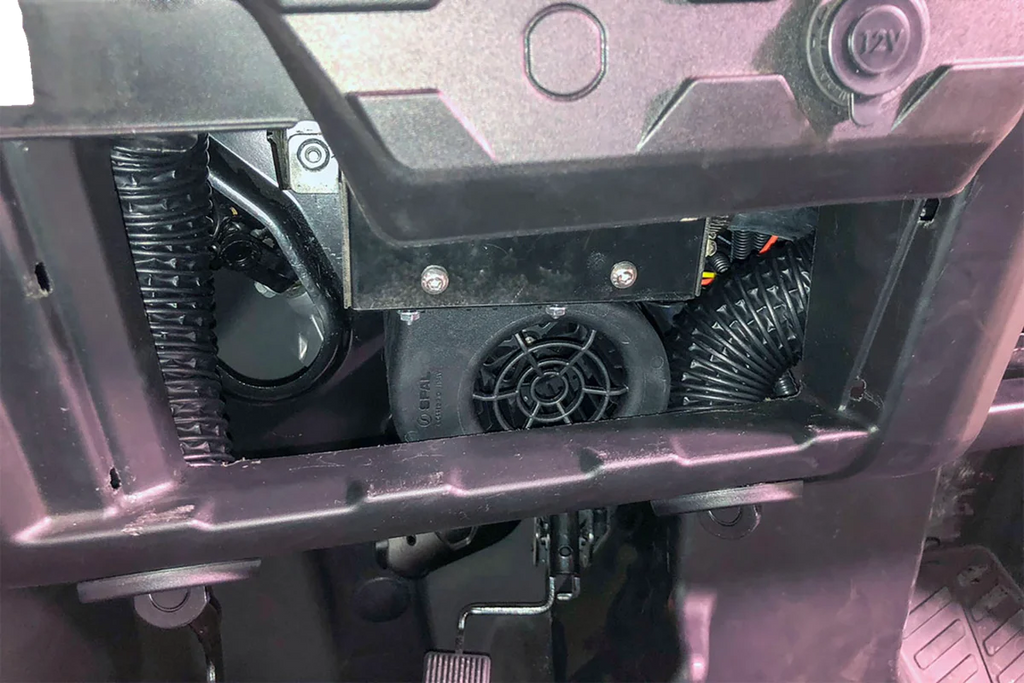 Moose Offroad UTV Cab Heater - Can-Am - Dash Mount Z4620 - Back View