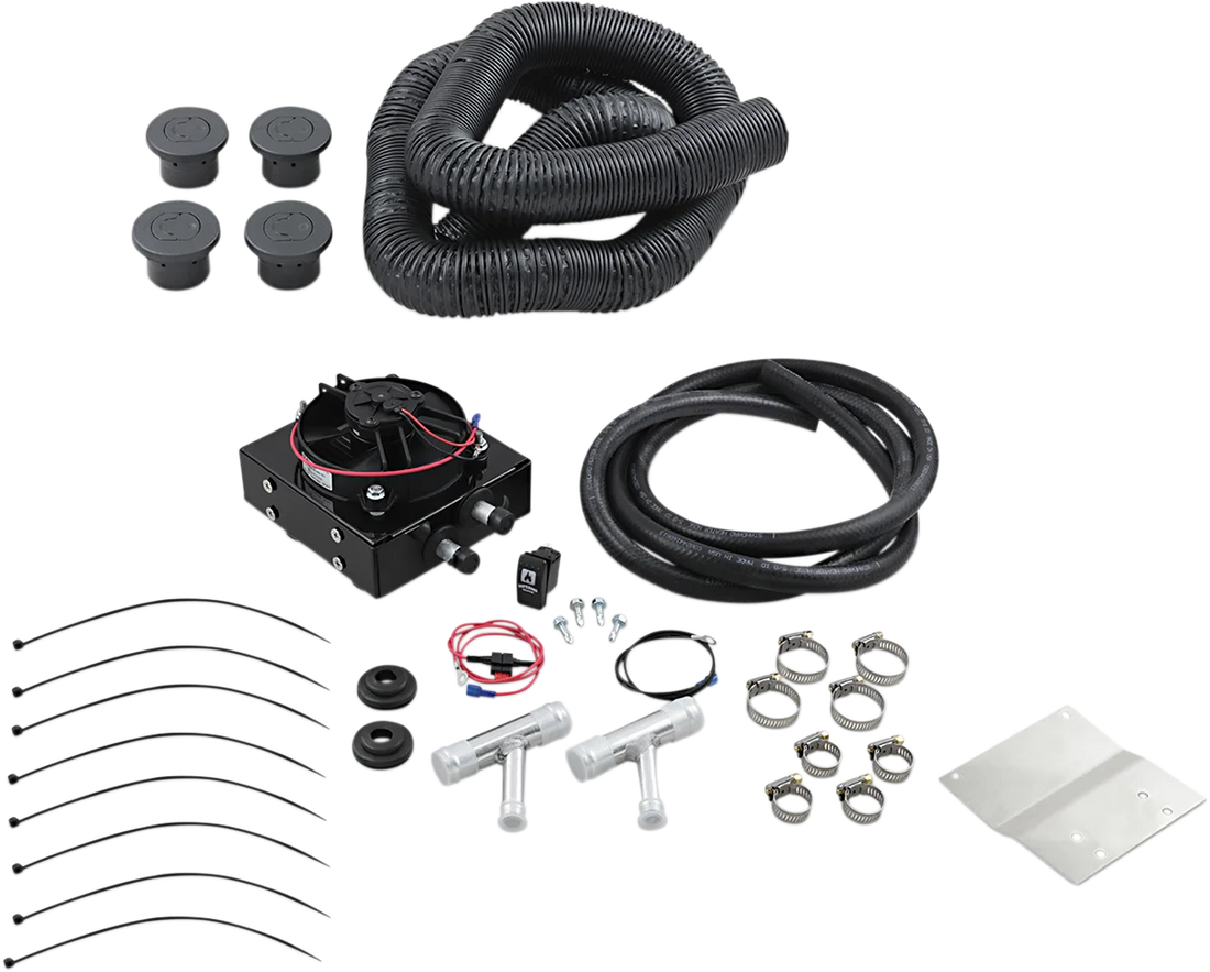 Moose Offroad UTV Cab Heater - Z4131 fits Polaris - Side View