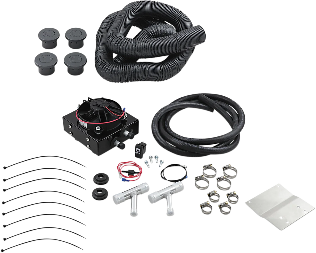 Moose Offroad UTV Cab Heater - Z4131 fits Polaris - Side View