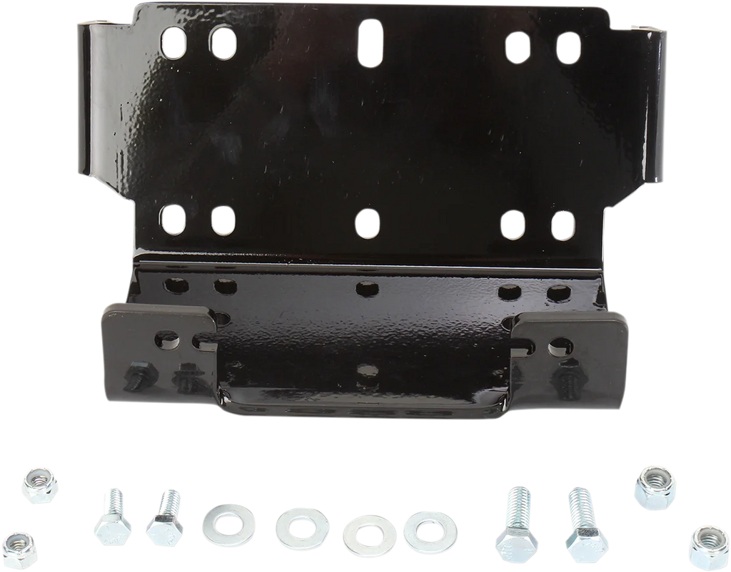 Moose Offroad UTV Winch Mount - 1620PF fits Can-Am - Side View