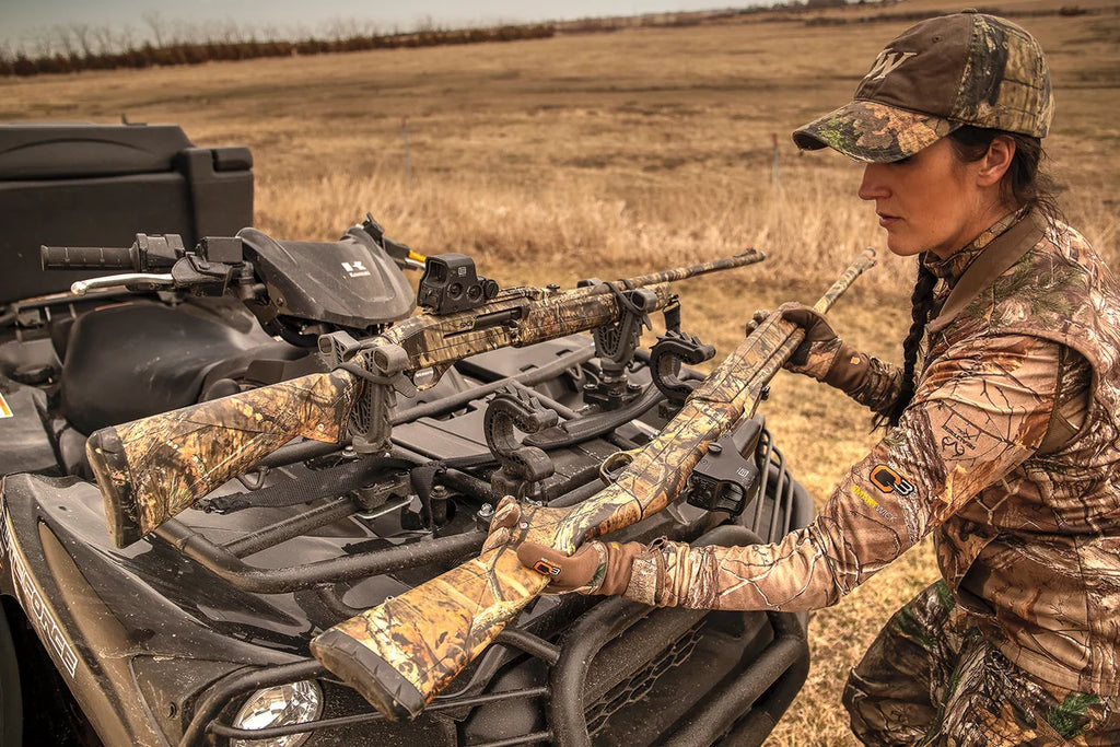 Moose Offroad V-Grip™ Double Gun Rack VFG2 - Side View
