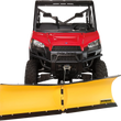 Load image into Gallery viewer, Moose Offroad V-Plow Push Tube 2718PF - Side View