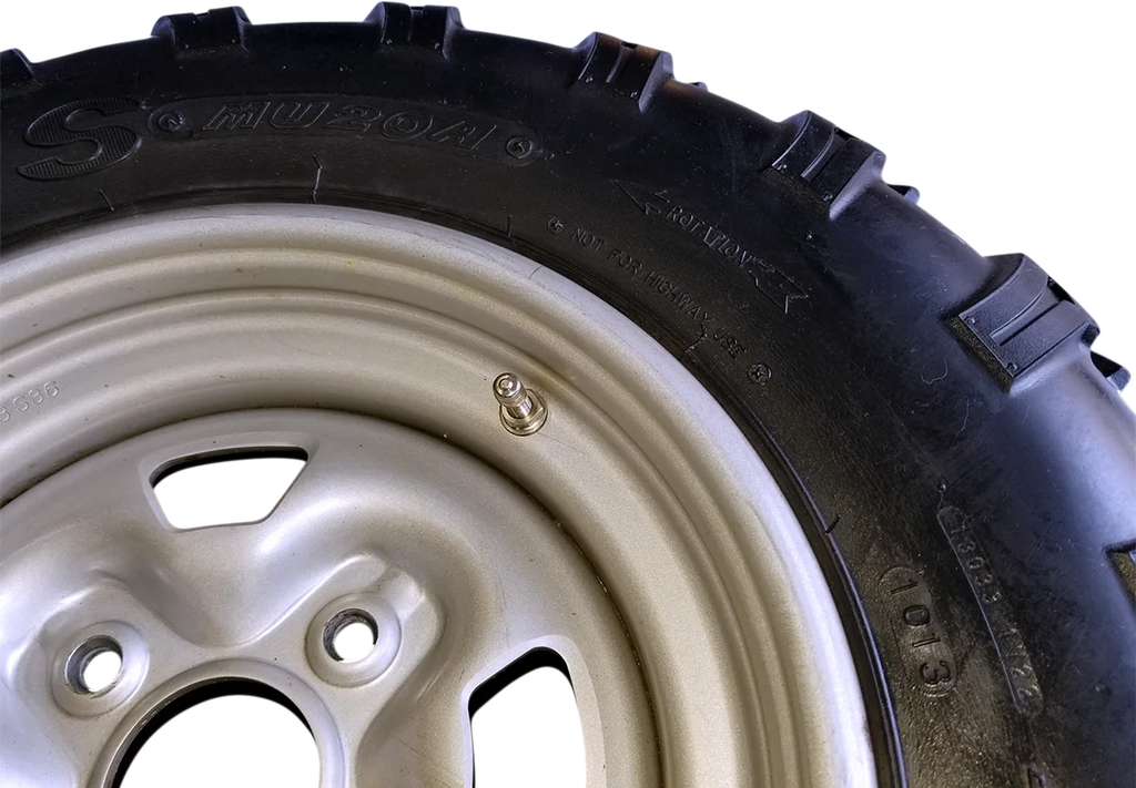 Moose Offroad Valve Stem - Push-In - Gold QS-1M - Side View