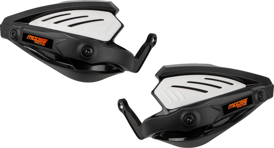 Moose Offroad Voyager Handguards - White - 0635-2120 fits Honda CRF300L / Husqvarna Norden / Ktm Adventure - Detail View