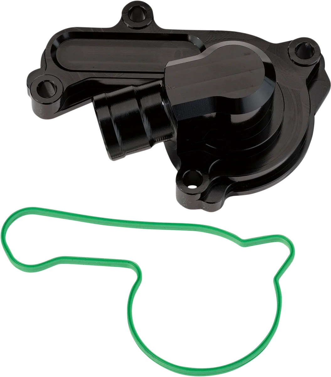 Moose Offroad Water Pump Cover - Black - Gas Gas/Husqvarna I04-5259B - Side View