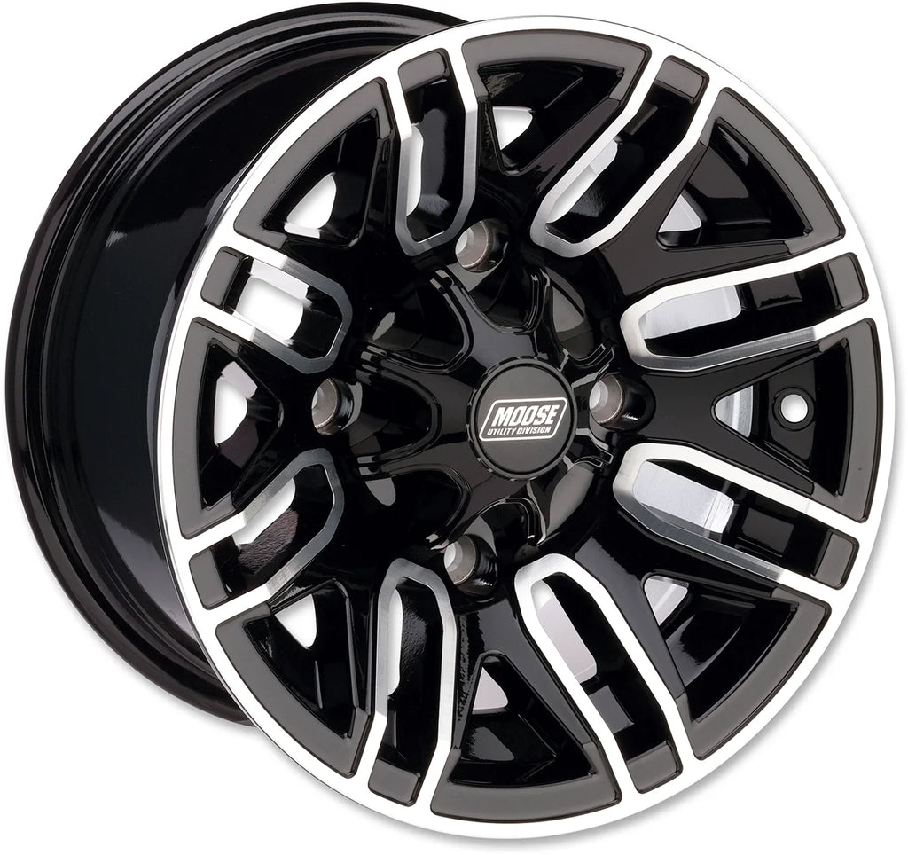 Moose Offroad Wheel - 112X - Front - Black - 12x7 - 4/156 - 4+3 112M127156GBMF4 - Main Product View
