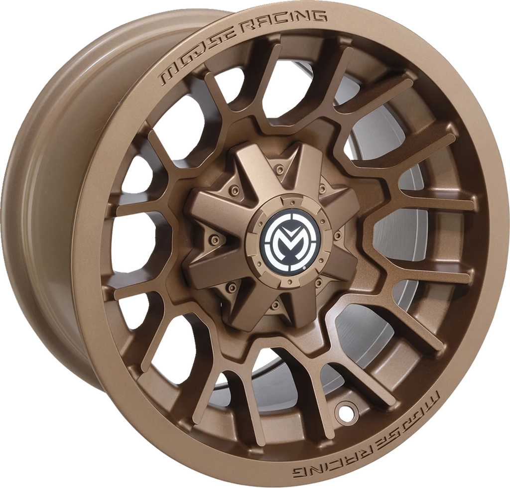 Moose Offroad Wheel - 24X - Front - Bronze - 12x7 - 4/110 - 4+3 24MO127110BZ4 - Main Product View