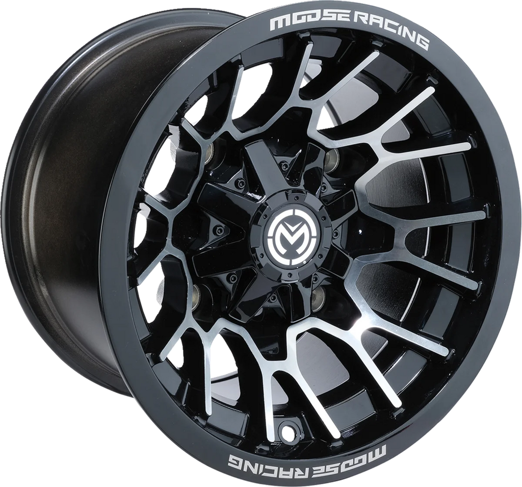 Moose Offroad Wheel - 24X - Front/Rear - Black - 14x7 - 4/136 - 5+2 24147136GBMF54 - Main Product View