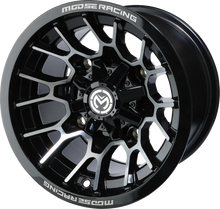 Load image into Gallery viewer, Moose Offroad Wheel - 24X - Front/Rear - Black - 14x7 - 4/136 - 5+2 24147136GBMF54 - Side View