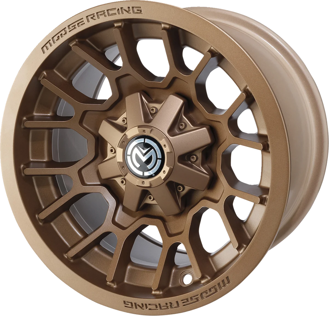 Moose Offroad Wheel - 24X - Front/Rear - Bronze - 15x7 - 4/156 - 5+2 24MO157156BZ54 - Side View