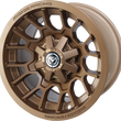 Load image into Gallery viewer, Moose Offroad Wheel - 24X - Rear - Bronze - 12x8 - 4/110 - 4+4 24MO128110BZ4 - Side View