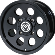 Load image into Gallery viewer, Moose Offroad Wheel - 26X - Front/Rear - Black - 14x7 - 4/136 - 4+3 26MO147136GB4 - Side View