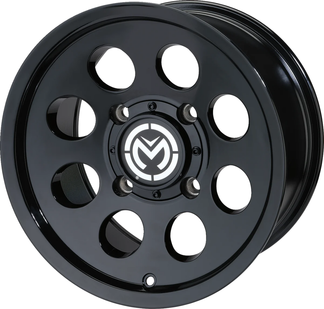 Moose Offroad Wheel - 26X - Front/Rear - Black - 14x7 - 4/156 - 4+3 26MO147156GB4 - Side View