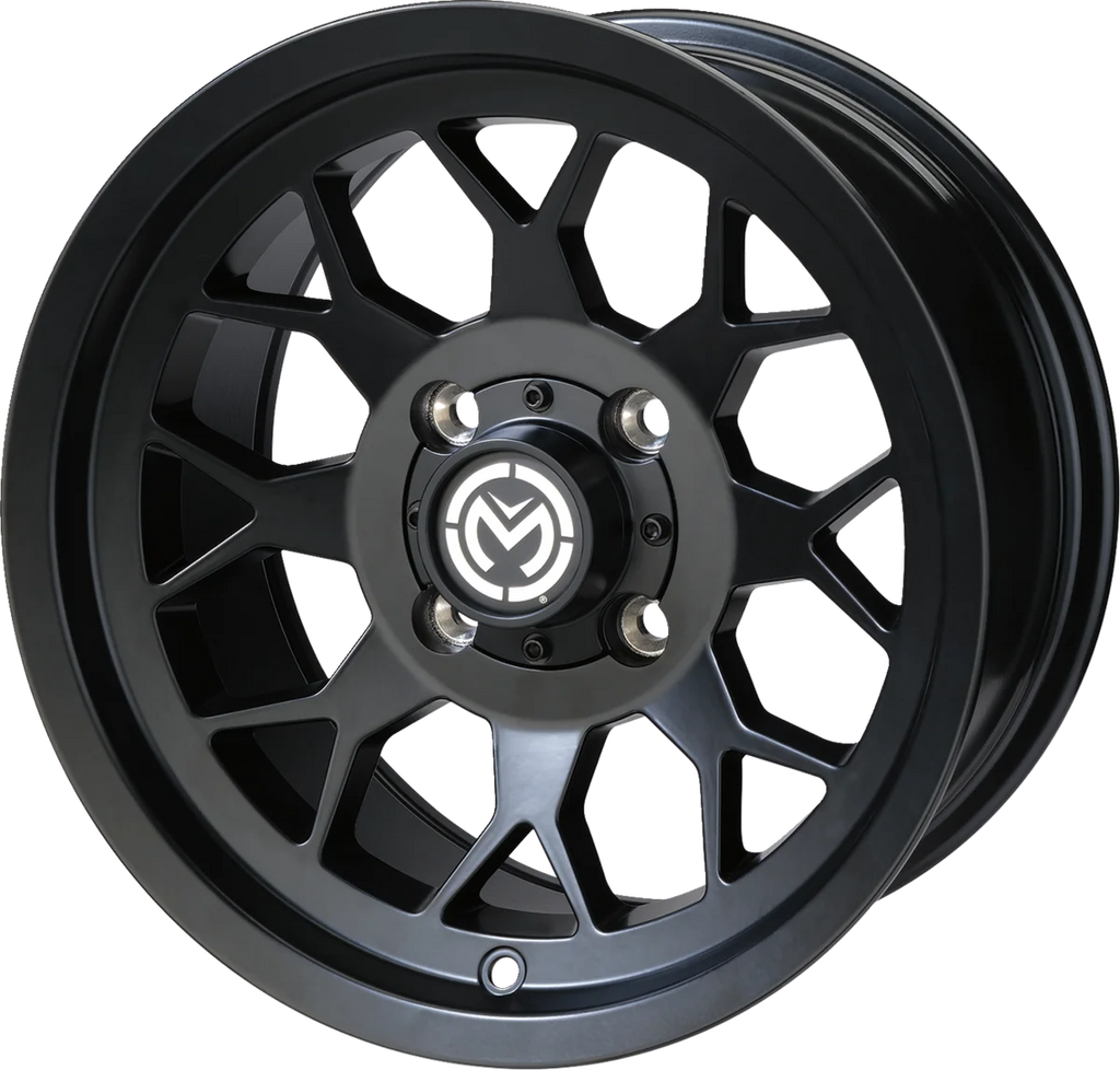 Moose Offroad Wheel - 27X - Front - Black - 12x7 - 4/110 - 4+3 27MO127110MB4 - Main Product View