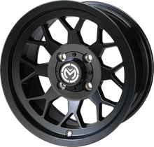 Load image into Gallery viewer, Moose Offroad Wheel - 27X - Front - Black - 12x7 - 4/156 - 4+3 27MO127156MB4 - Main Product View
