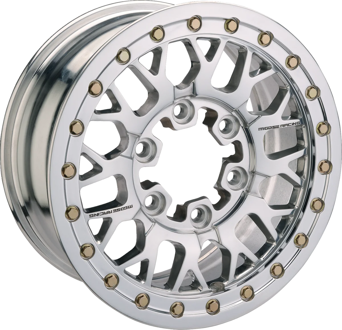 Moose Offroad Wheel - 346X - Beadlock/5 Lug - Front/Rear - Black - 15x7 - 5/4.5 - 5+2 346BLMO 157545MB54 - Detail View