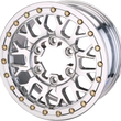 Load image into Gallery viewer, Moose Offroad Wheel - 346X - Beadlock/5 Lug - Front/Rear - Silver - 15x7 - 5/4.5 - 5+2 346BLMO 157545P54 - Side View
