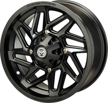 Load image into Gallery viewer, Moose Offroad Wheel - 361X - Front - Black - 12x7 - 4/156 - 4+3 361MO127156MB4 - Side View
