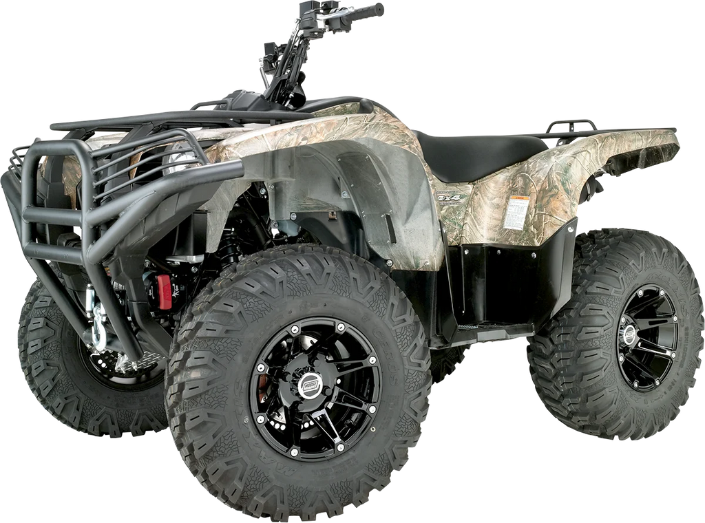 Moose Offroad Wheel - 387X - Front - Black - 14x7 - 4/136 - 4+3 387MO147136GB4 - Installation View
