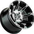 Load image into Gallery viewer, Moose Offroad Wheel - 387X - Front - Machined Black - 12x7 - 4/156 - 4+3 387MO127156BW4 - Side View