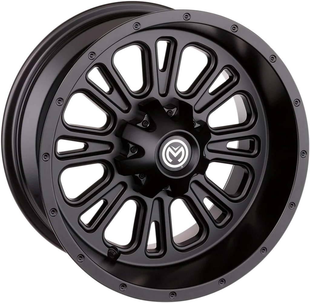 Moose Offroad Wheel - 399X - Front - Black - 12x7 - 4/156 - 4+3 399MO127156MB4 - Main Product View