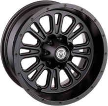 Load image into Gallery viewer, Moose Offroad Wheel - 399X - Front - Black - 12x7 - 4/156 - 4+3 399MO127156MB4 - Main Product View