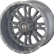 Load image into Gallery viewer, Moose Offroad Wheel - 399X - Rear - Gray - 14x8 - 4/156 - 4+4 399MO148156KG4 - Main Product View