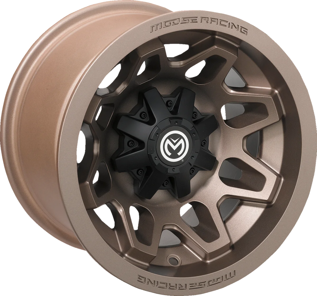 Moose Offroad Wheel - 416X - Front/Rear - Bronze - 15x7 - 4/110 - 5+2 416MO157110BZ55 - Side View