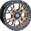 Load image into Gallery viewer, Moose Offroad Wheel - 545X - Front/Rear - Bronze - 14x7 - 4/110 - 4+3 545MO147110BZ44 - Back View