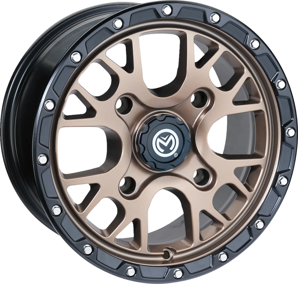 Moose Offroad Wheel - 545X - Front/Rear - Bronze - 14x7 - 4/110 - 4+3 545MO147110BZ44 - Back View
