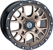 Load image into Gallery viewer, Moose Offroad Wheel - 545X - Front/Rear - Bronze - 14x7 - 4/110 - 4+3 545MO147110BZ44 - Back View