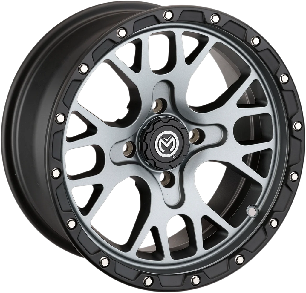 Moose Offroad Wheel - 545X - Front/Rear - Gray - 14x7 - 4/110 - 5+2 545147110SGBL54 - Main Product View