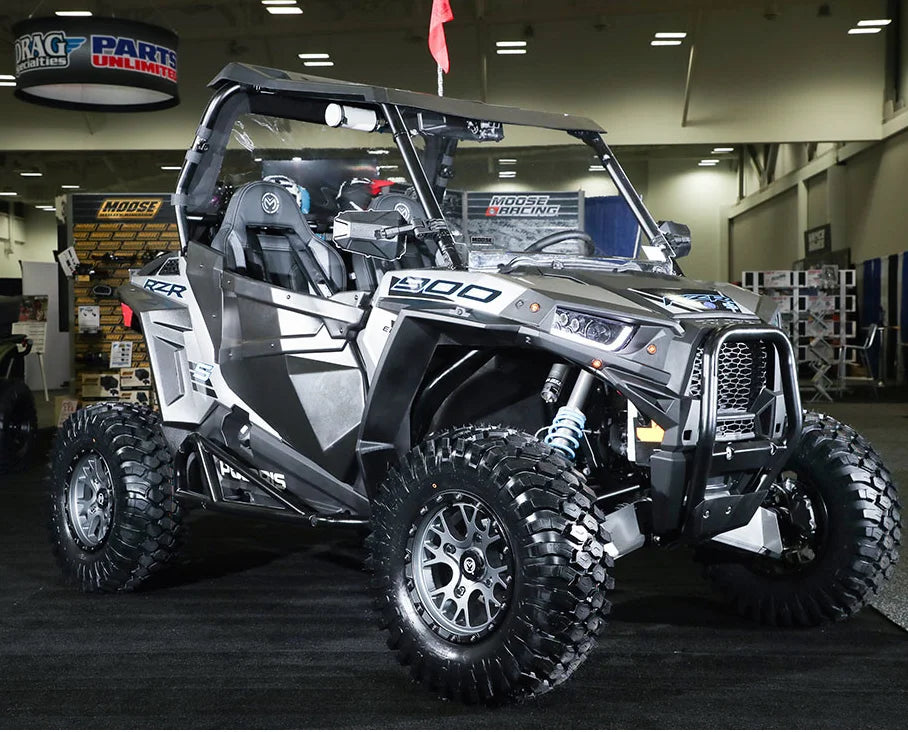 Moose Offroad Wheel - 545X - Front/Rear - Gray - 14x7 - 4/156 - 4+3 545147156SGBL44 - Back View