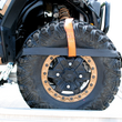Load image into Gallery viewer, Moose Offroad Wheel Net Tie Downs - Black 3920-0494 - Main Product View
