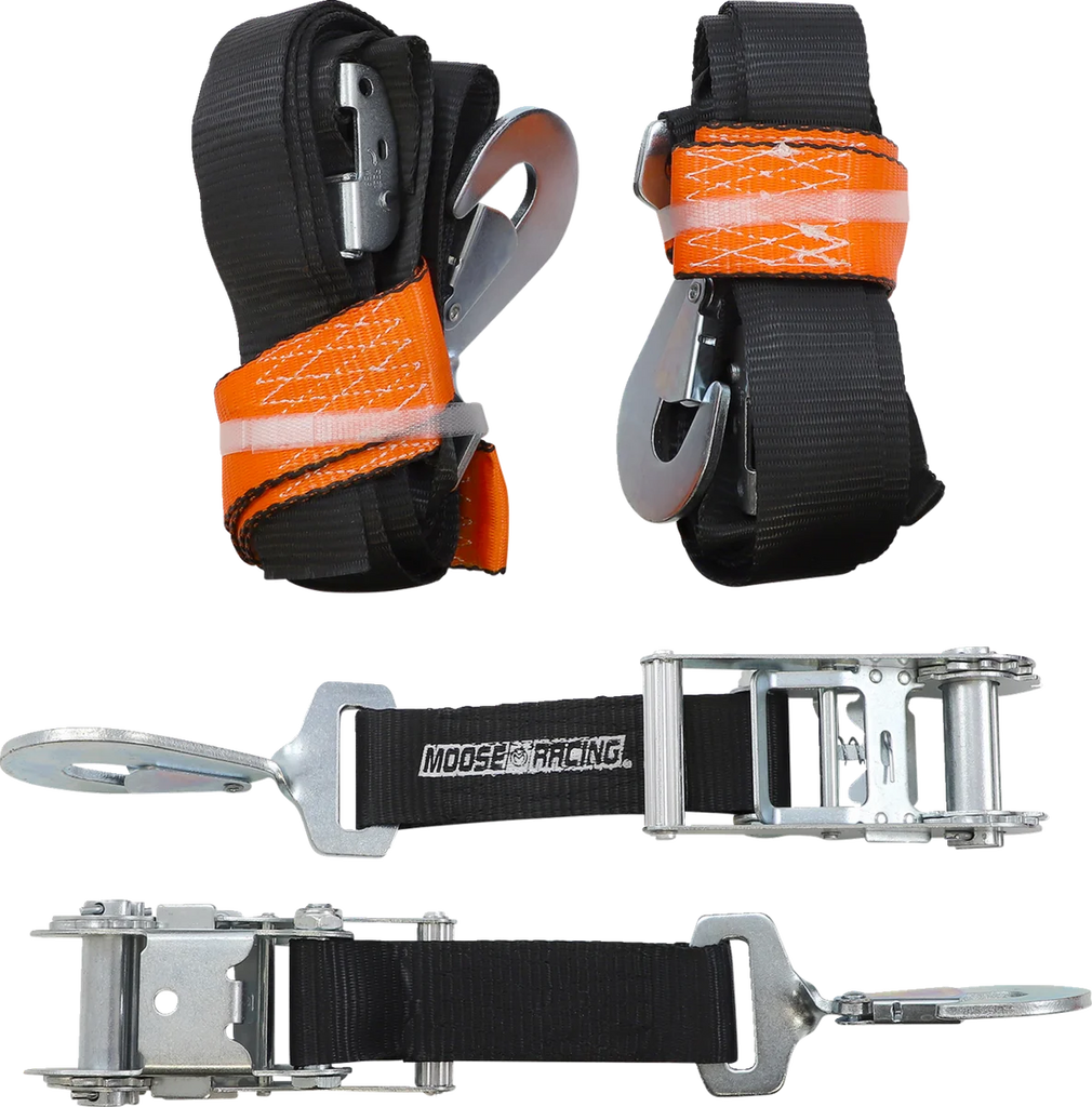 Moose Offroad Wheel Net Tie Downs - Black 3920-0494 - Side View