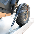 Load image into Gallery viewer, Moose Offroad Wheel Net Tie Downs - Black 3920-0494 - Back View