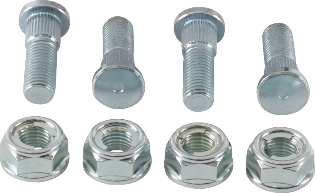 Moose Offroad Wheel Stud/Nut Kit - Front/Rear 85-1036 fits Kawasaki 400 / Polaris 200 - Side View