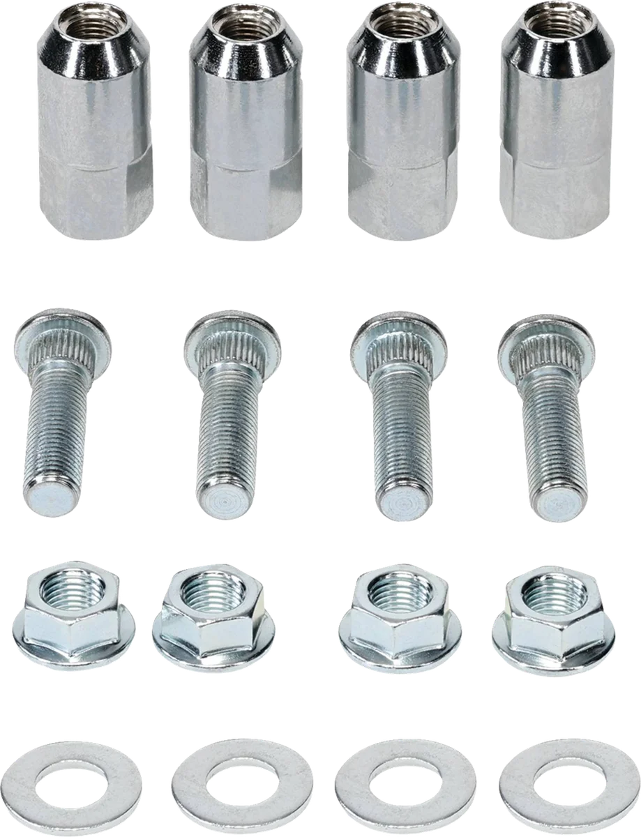 Moose Offroad Wheel Stud/Nut Kit - Front/Rear 85-1127 fits Polaris - Side View