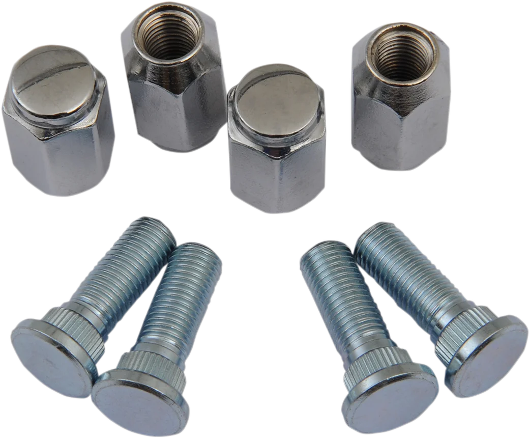 Moose Offroad Wheel Stud/Nut Kit - Front/Rear | Rear Right 85-1031 fits 1988-2011 Kawasaki KLF / Prairie - Side View