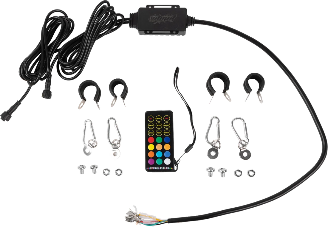 Moose Offroad Whip Light Chase - 3' - RGB - Bluetooth SB-CHSBTR-132-PU - Side View