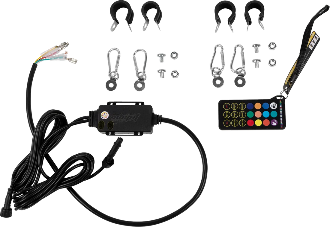 Moose Offroad Whip Light Chase - 5' - RGB - Bluetooth SB-CHSBTR-152-PU - Side View