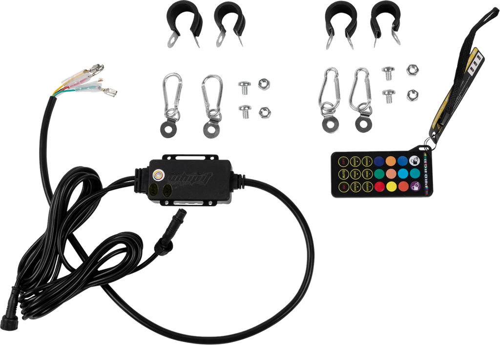 Moose Offroad Whip Light Chase - 5' - RGB - Bluetooth SB-CHSBTR-152-PU - Side View