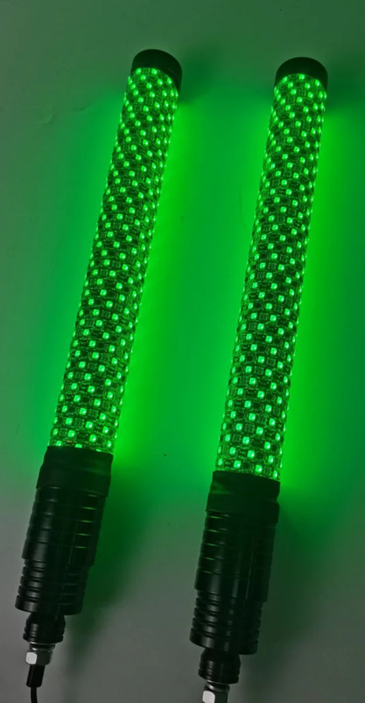 Moose Offroad Whip Lights - 24" PQRCHSBTR122-PU - Back View