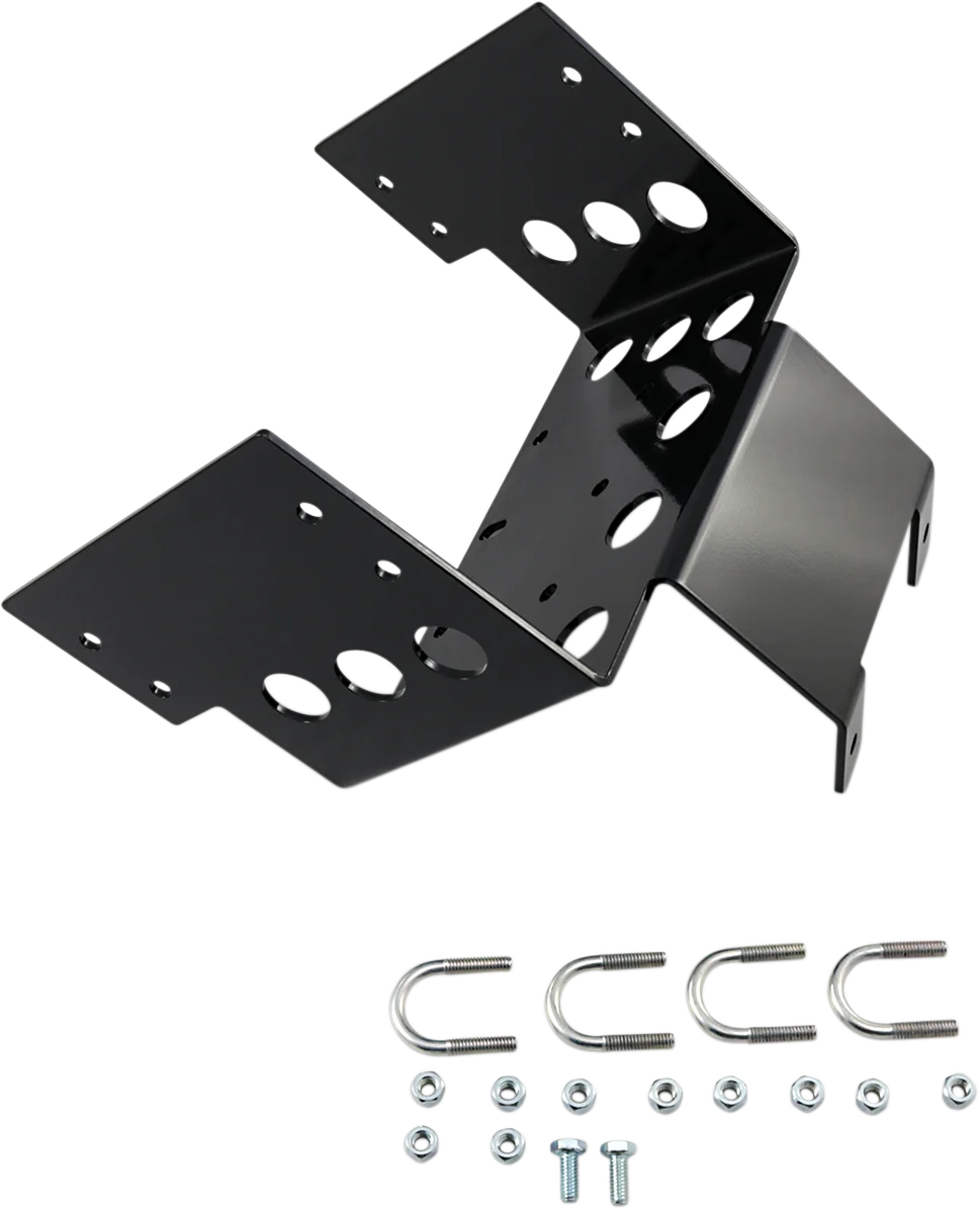 Moose Offroad Winch Mount - ATV 1541PF fits Yamaha - Side View