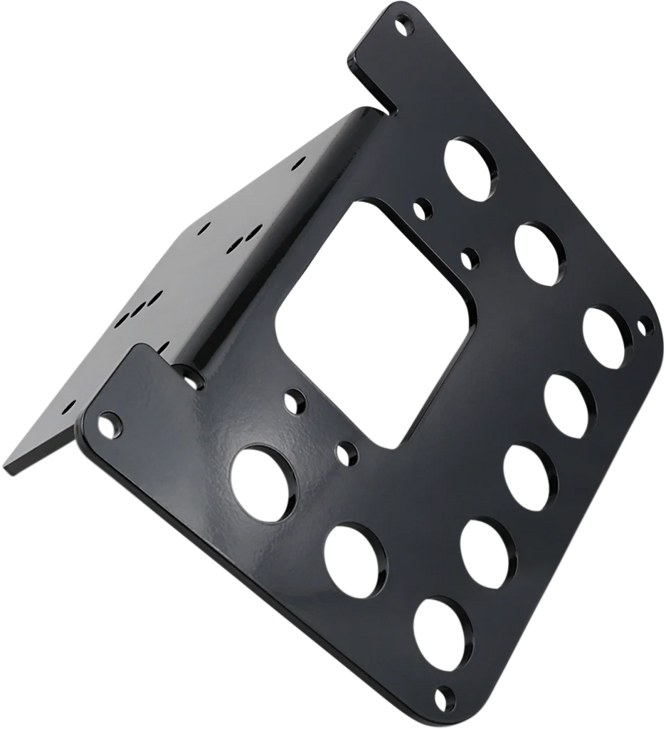 Moose Offroad Winch Mount - ATV 1596PF fits Arctic CAT - Side View
