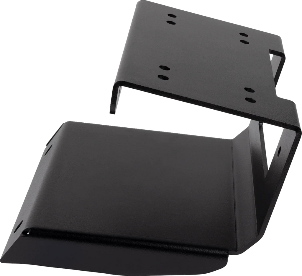 Moose Offroad Winch Mount - UTV 1651PF fits Polaris - Side View