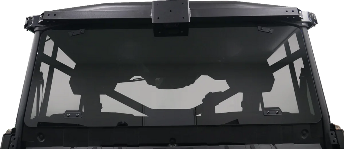 Moose Offroad Winch Mount - Upper - Defender 4053PF - Side View
