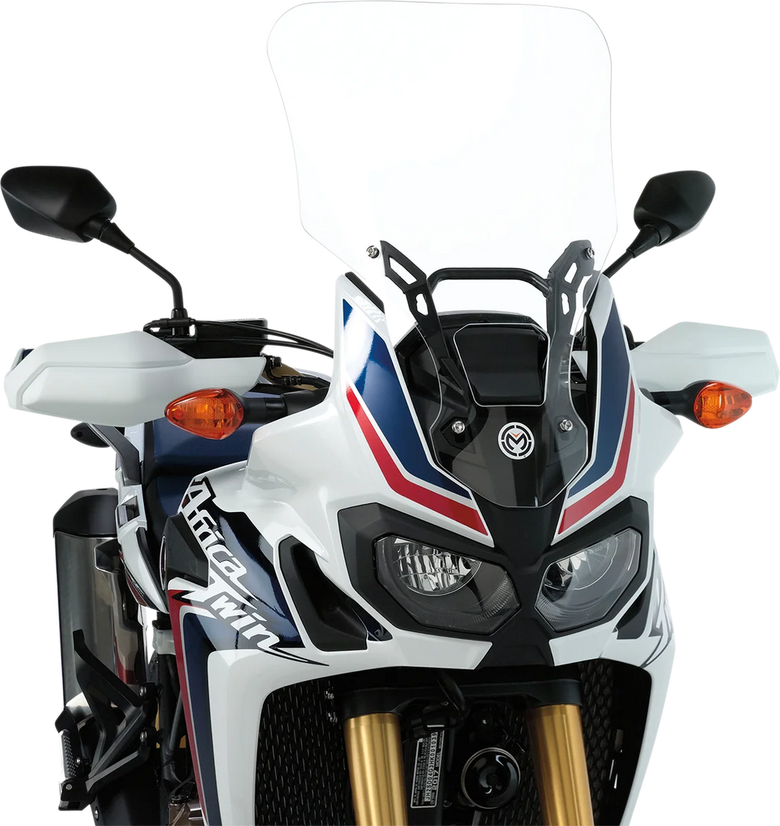 Moose Offroad Windscreen - +4" - MAFRICA+4 fits Honda Africa Twin - Side View