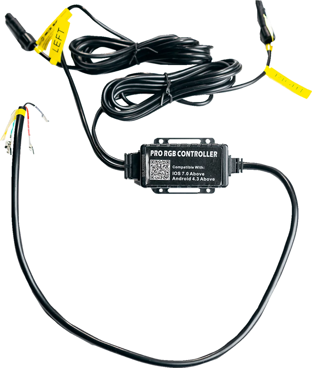 Moose Offroad Wire Harness - 4-Pin - Whip Light 45-300-PU - Side View