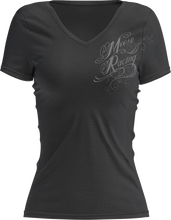 Load image into Gallery viewer, Moose Offroad Women's Flourish Script T-Shirt - Black - Large 3031-4286 - Main Product View